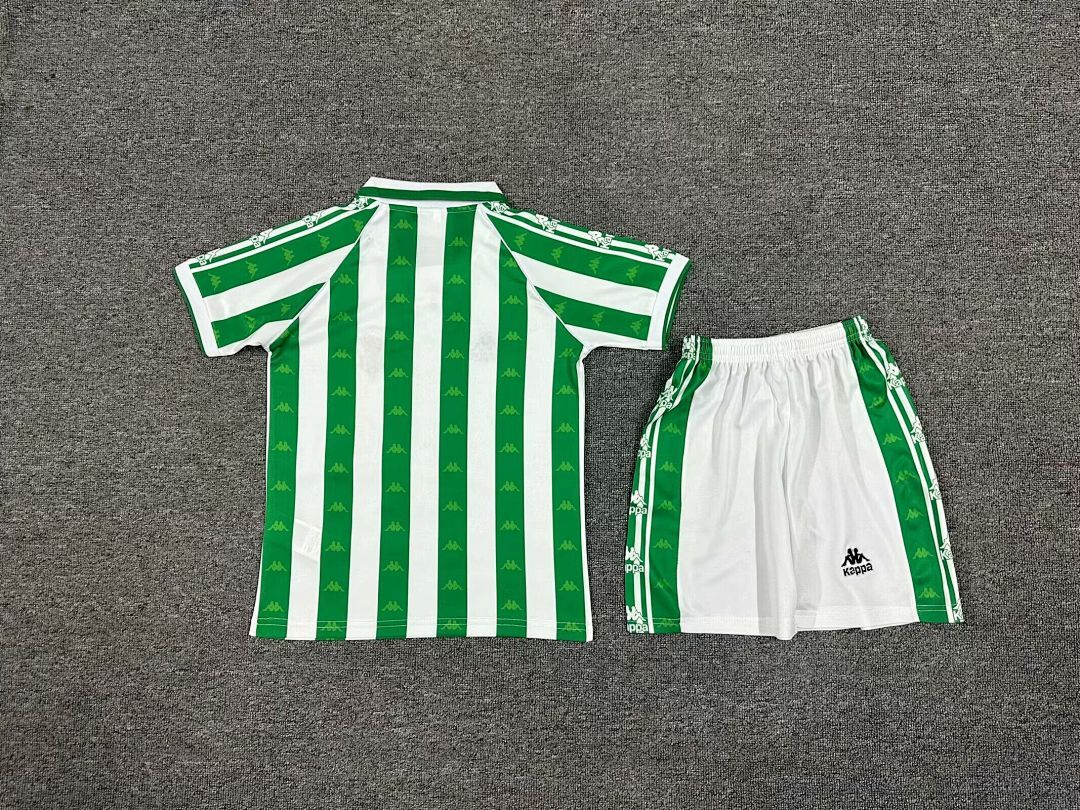 95-97 Real Betis Maillot Domicile Retro Enfant – Image 2