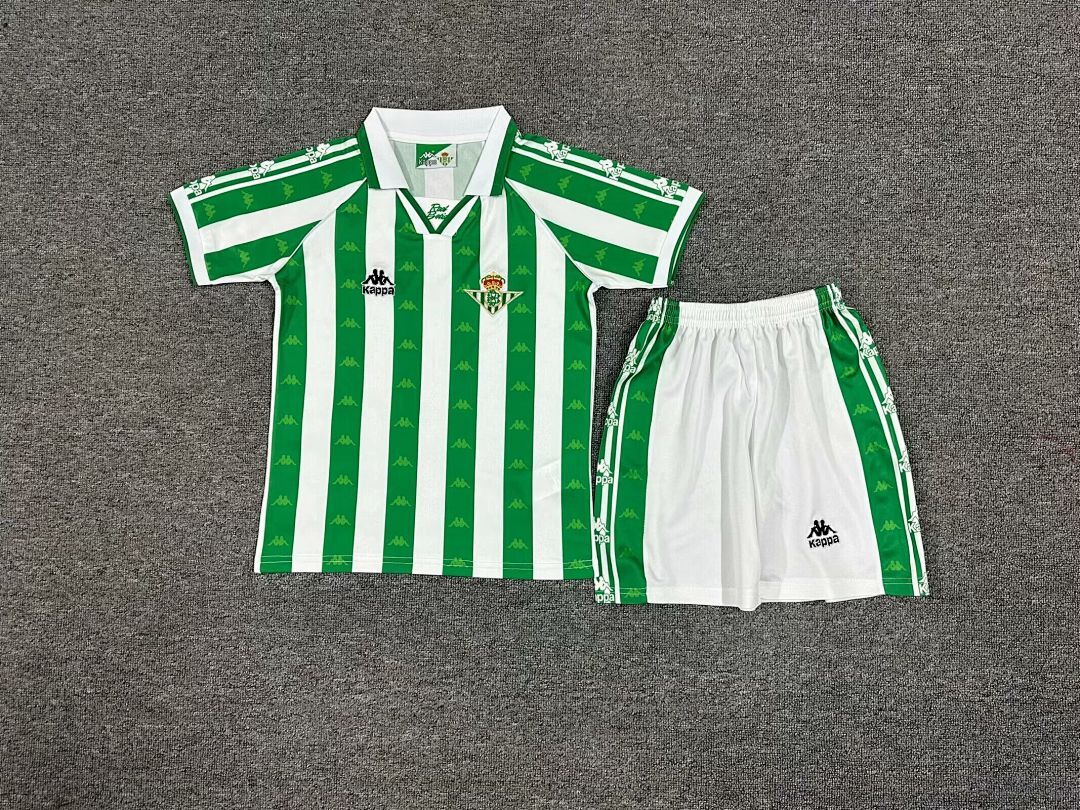 95-97 Real Betis Maillot Domicile Retro Enfant – Image 4
