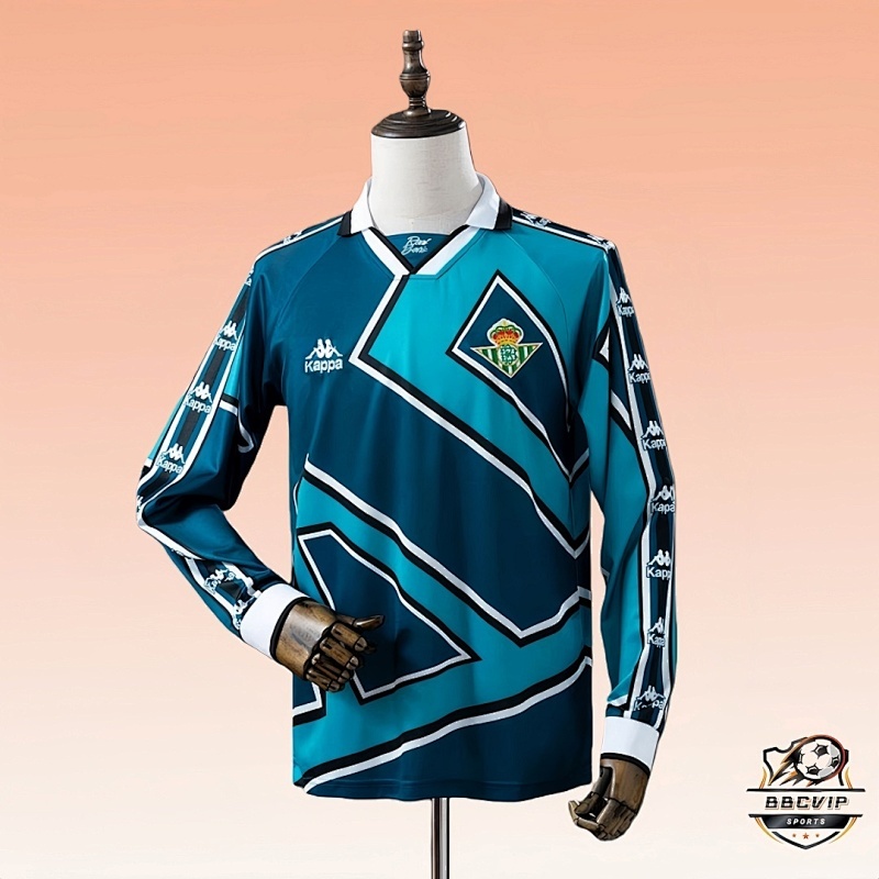 95-97 Real Betis Maillot Exterieur Retro Manches Longues