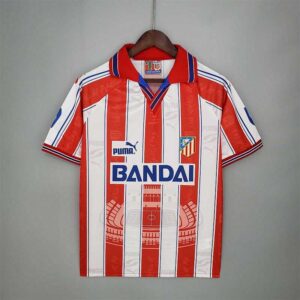 96-97 Atletico Madrid Maillot Domicile