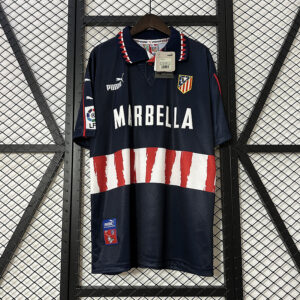 97-98 Atletico Madrid Maillot Exterieur Retro