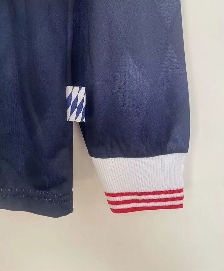 97-98 Bayern Munich Maillot Domicile Retro Manches Longues – Image 4