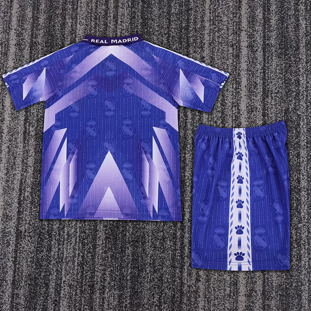 97-98 Real Madrid Maillot Exterieur Retro Enfant – Image 2