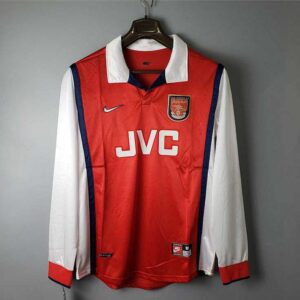98-99 Arsenal Maillot Domicile Manches Longues