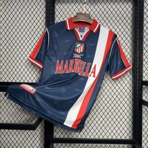 98-99 Atletico Madrid Maillot Exterieur Retro