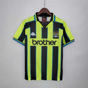 98-99 Manchester City Maillot Exterieur