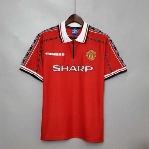 98-99 Manchester United Maillot Domicile