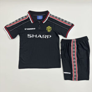 98-99 Manchester United Maillot Exterieur Retro Enfant