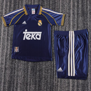 98-99 Real Madrid Maillot Exterieur Retro Enfant