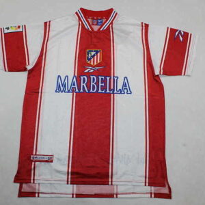 99-00 Atletico Madrid Maillot Domicile Retro
