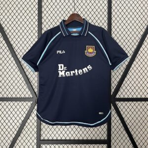 99-00 West Ham Maillot Third Retro