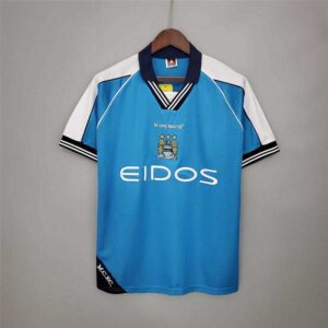 99-01 Manchester City Maillot Domicile