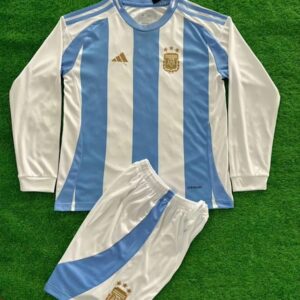 Argentine Maillot Domicile Enfant Manches Longues