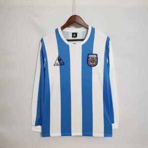 Argentine Maillot Domicile Manches Longues
