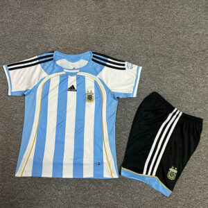 Argentine Maillot Domicile Retro Enfant