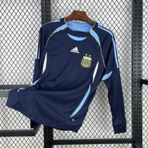 Argentine Maillot Exterieur Retro Manches Longues