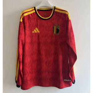 Belgique Maillot Domicile Manches Longues