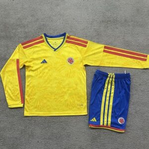 Colombie Maillot Domicile Enfant Manches Longues