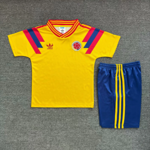 Colombie Maillot Domicile Retro Enfant
