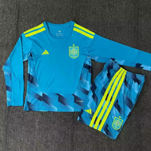 Espagne Maillot Gardien Enfant Manches Longues