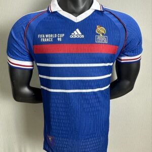 France Maillot Domicile Retro Version Joueur