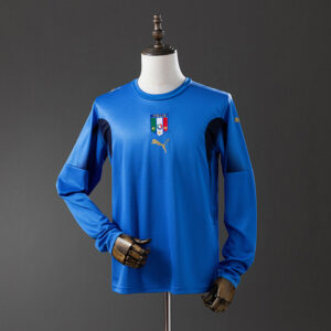 Italie Maillot Domicile Retro Manches Longues