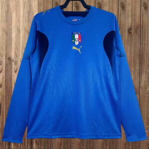 Italie Maillot Domicile Retro Manches Longues