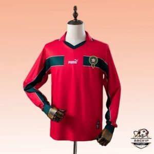 Maroc Maillot Domicile Retro Manches Longues