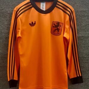 Pays-Bas Maillot Domicile Retro Manches Longues