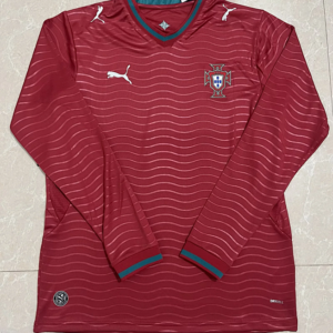 Portugal Maillot Domicile Manches Longues