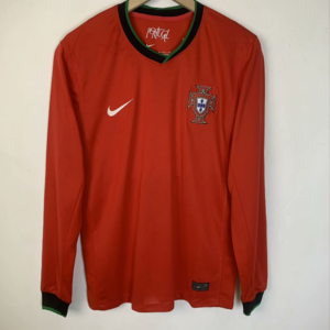Portugal Maillot Domicile Manches Longues