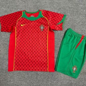 Portugal Maillot Domicile Retro Enfant