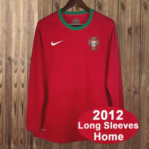 Portugal Maillot Domicile Retro Manches Longues
