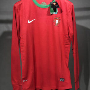 Portugal Maillot Domicile Version Joueur Manches Longues