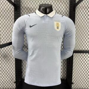 Uruguay Maillot Domicile Version Joueur Manches Longues